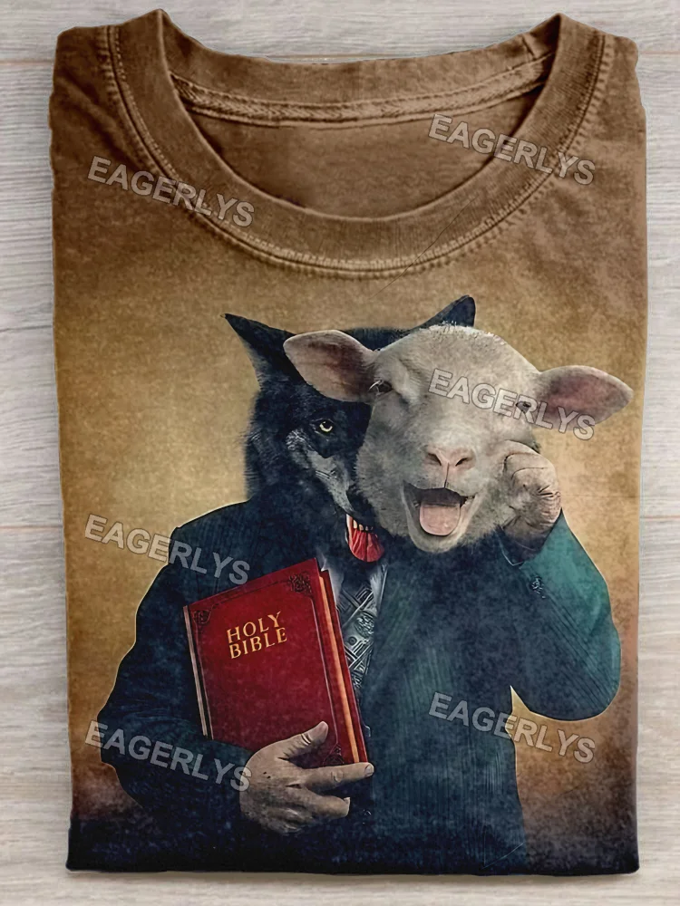 Eagerlys The Wolf In Sheep Mask T-shirt Eagerlys
