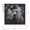 uk.everydayedeals (Limited Stock)Diamond Painting - Round AB Drills - Little Girl(45*45cm)