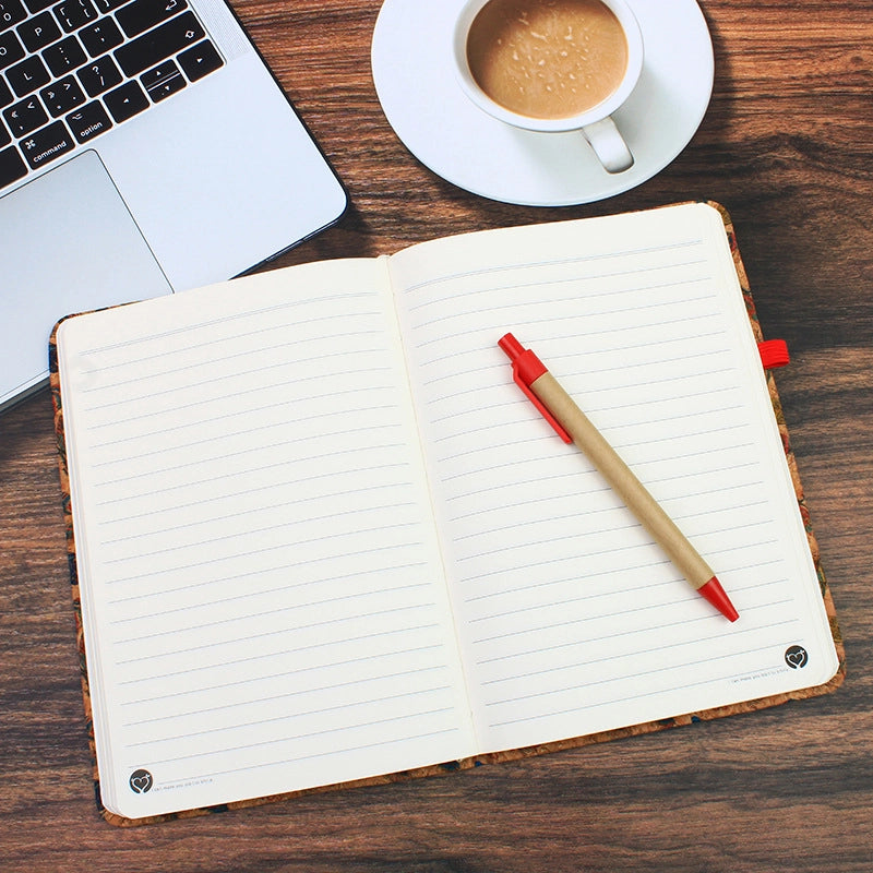 1 Piece Plant Learning Paper Cork Novelty Notebook