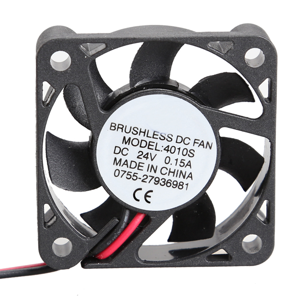 

4010S 24V Cooler 40X10Mm Brushless Dc Fan 7 Blades Mini Cooling Radiator, 501 Original