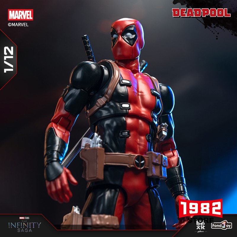 FondJoy For Marvel Deadpool 1/12 Assembled Model Toys Action Figure Collectibles