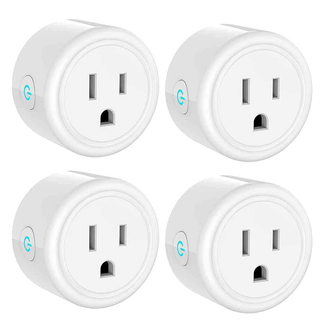 Gosund Wi-Fi Smart Plug Mini10A,Work with Alexa & Google Assistant,Voice Control,Remote Control, Timer & Group Controller, 2.4G WiFi Only,ETL FCC Listed