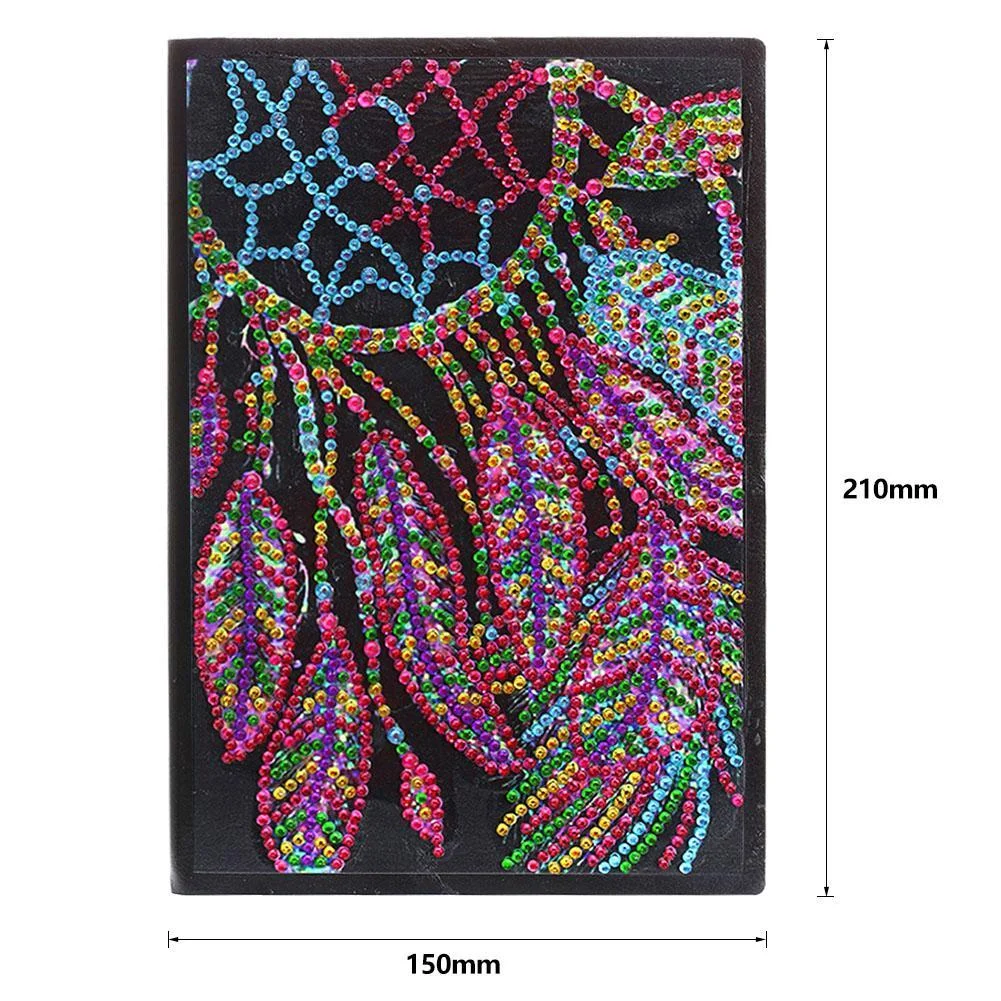 DIY Dreamcatcher Notebook-Diamond Painting - 50 Pages A5 Sketchbook