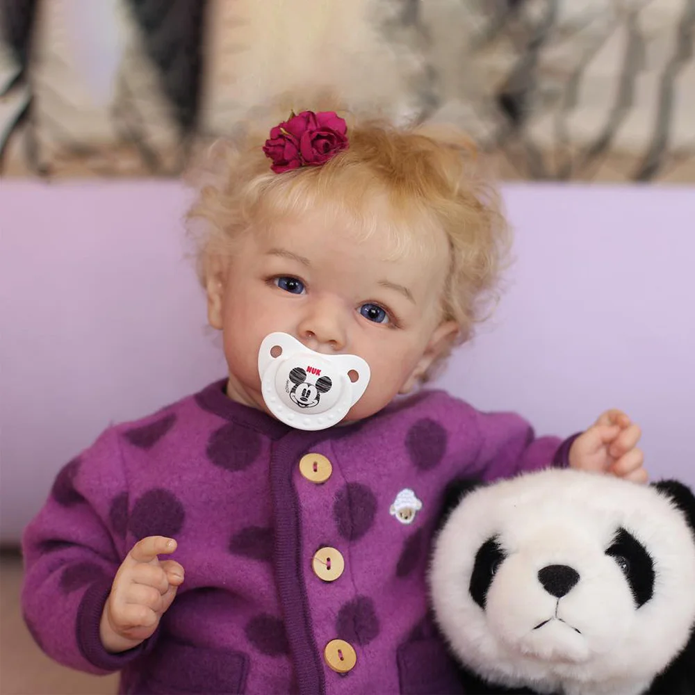 [Heartbeat💖 & Sound🔊] 20" Lifelike Reborn Girl Baby Doll Named Sulama With Blonde Hair, Gifts For Kids -Creativegiftss® - [product_tag] RSAJ-Creativegiftss®