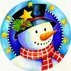 Xmas Snowman - Square AB Drills Diamond Painting(35*35cm)