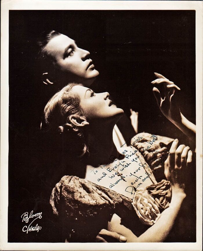 Musical / Dance Theatre Duo DAWN & DARROW Vintage Signed Photo Poster painting - Stunning Image