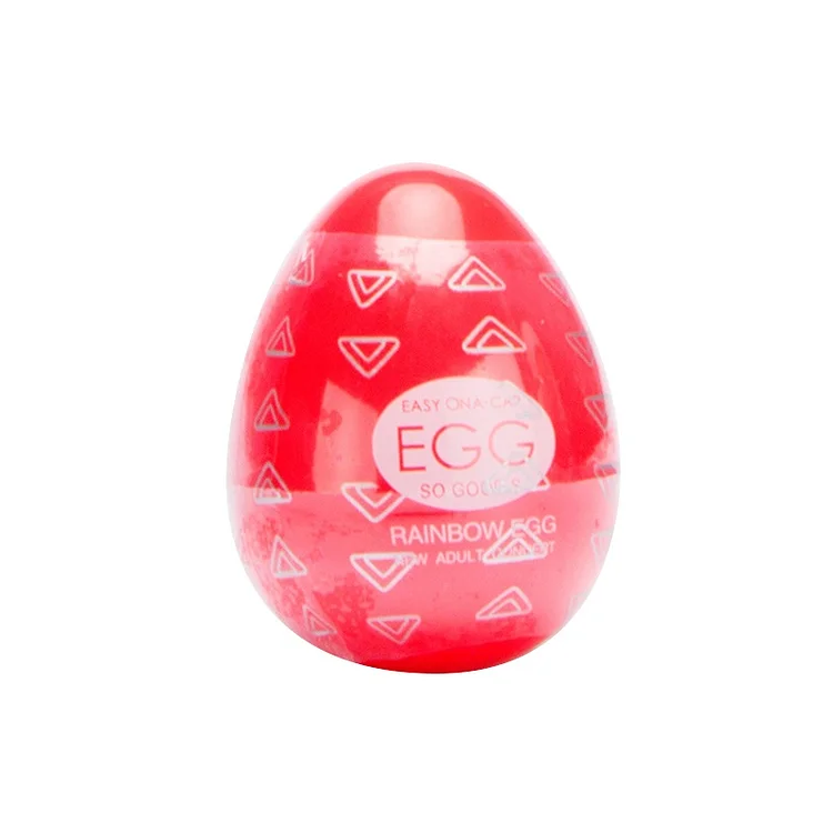 Rainbow Egg Pocket Masturbation