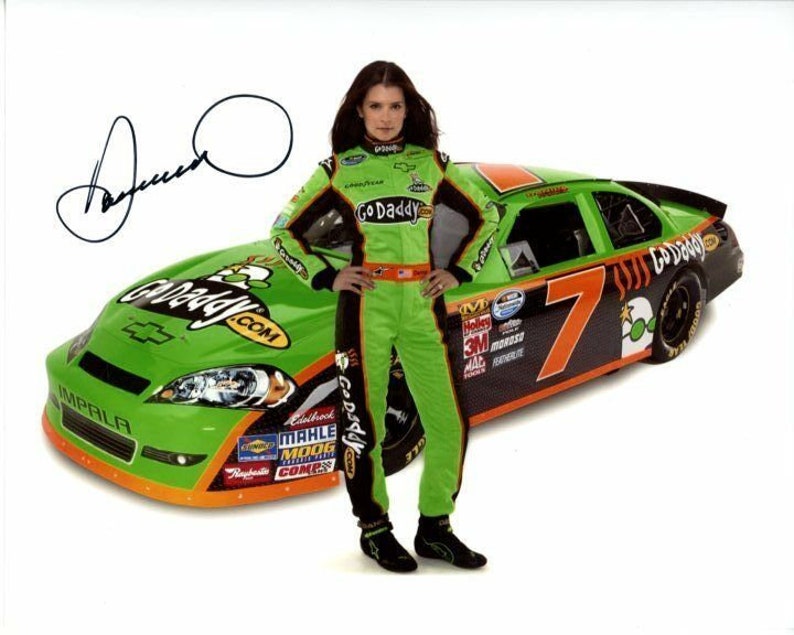 Danica patrick signed autographed nascar Photo Poster painting