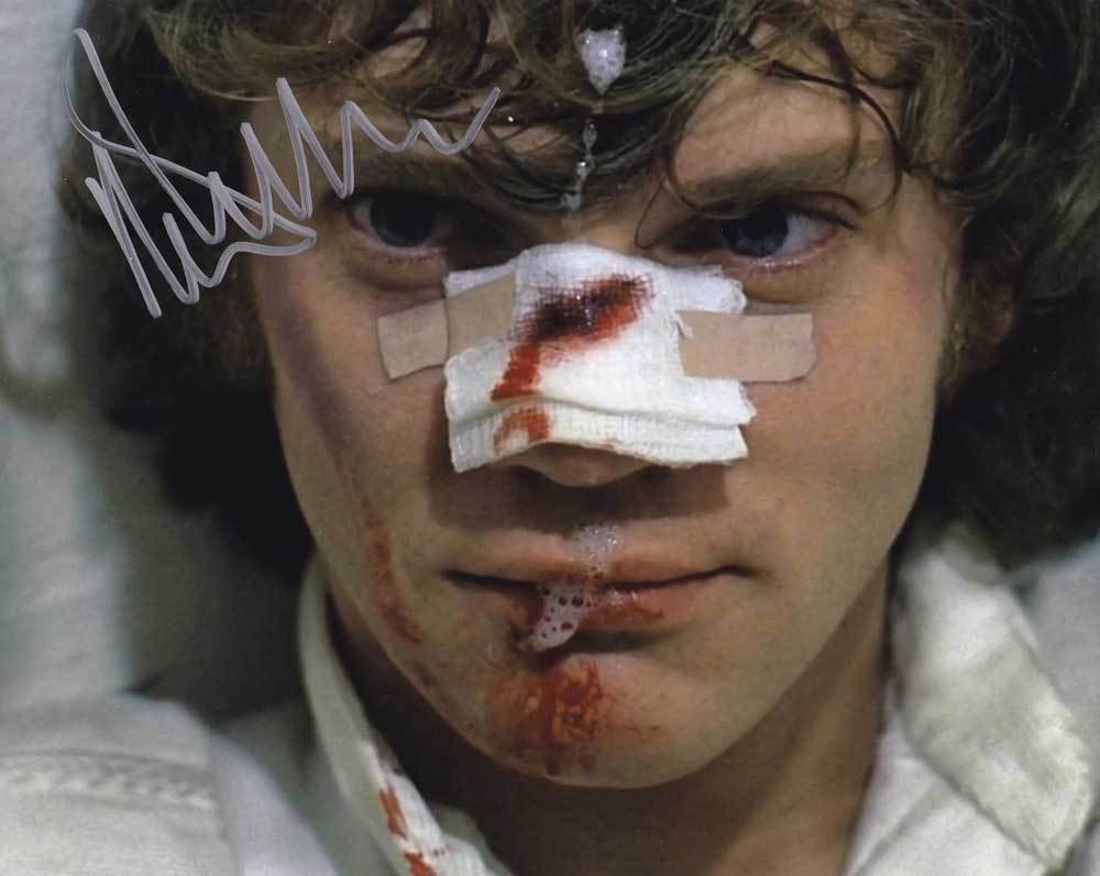 Malcolm McDowell In-Person AUTHENTIC Autographed Photo Poster painting Clockwork SHA #65284