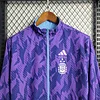 2023/2024 Argentina Reversible Windbreaker(Purple-light blue)Football Shirt 1:1 Thai Quality