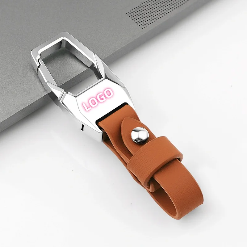 🔥Hot sale🔥🚕Car zinc alloy leather keychain