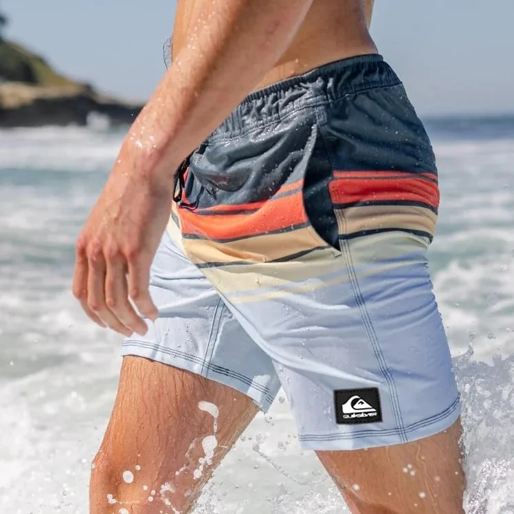 Men's Vintage Casual Vacation Beach Surf Shorts 4f12