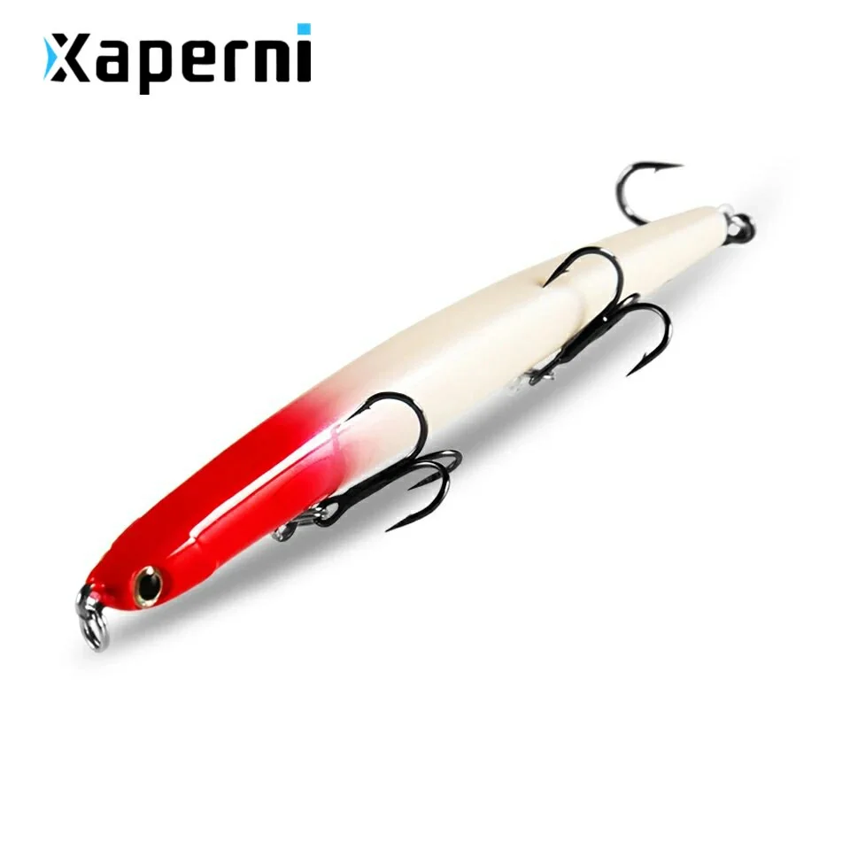 2017 Xaperni Fishing tackle Hot model new fishing lures hard bait minnow 4mixed colors,  pencil bait 11cm 12g, sinking