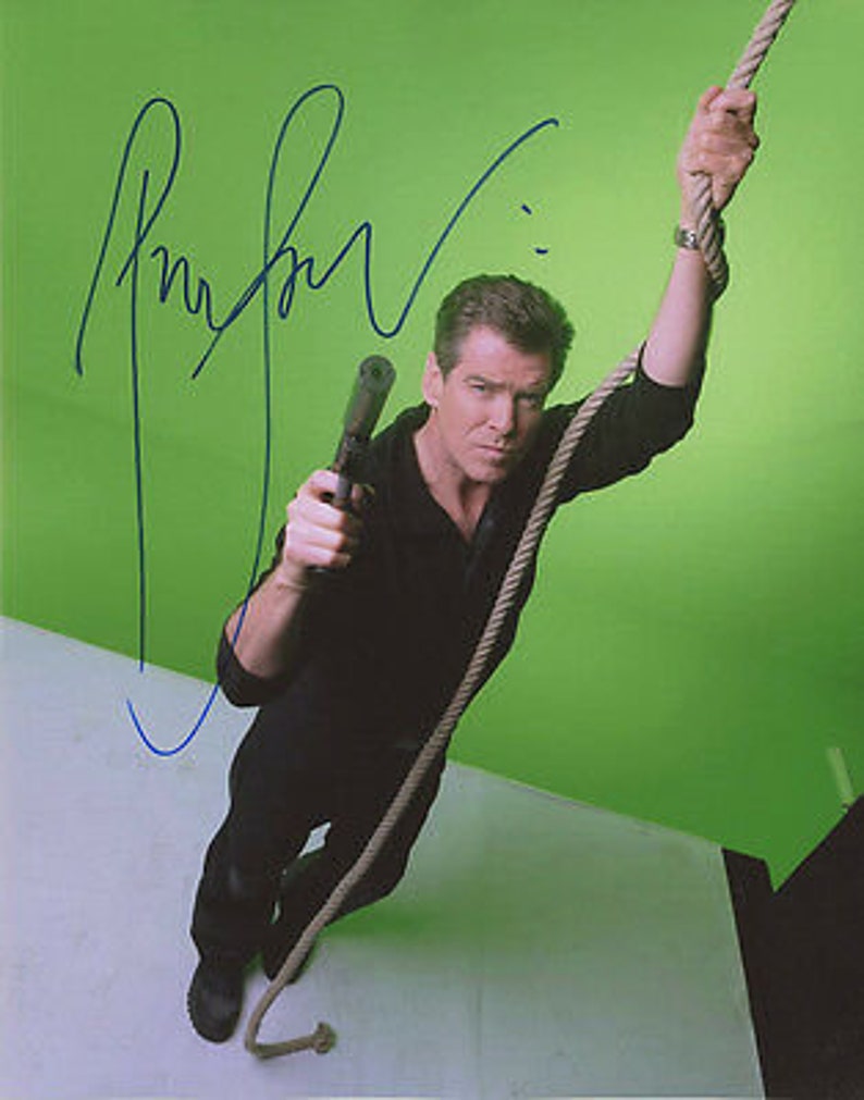 Pierce brosnan signed autographed 11x14 james bond 007 Photo Poster painting