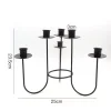 Elegant 6 Heads Candle Holder Table Centerpiece