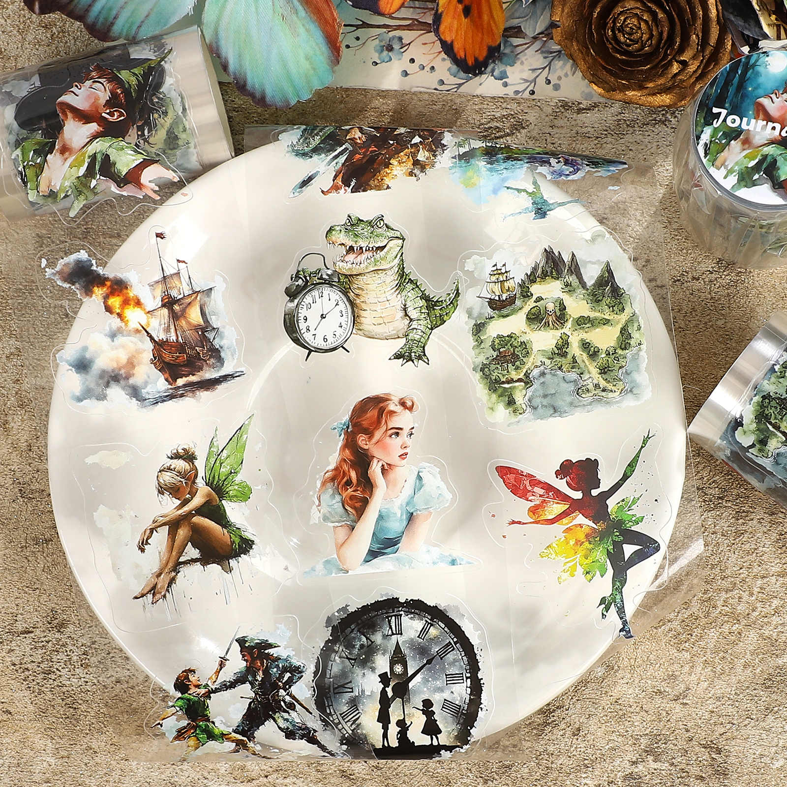 PET 테이프 - 60mm*200cm 빈티지 네버랜드 동화