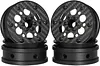 2.2 beadlock Wheels 4PCS Carbon Fiber Wheel Rims for 1/10 RC Crawler Cheater Rigs Capra SCX10 Pro TF2 Element Enduro TRX4 Upgrades accessories (Carbon Fiber 2.2 beadlock Wheels D)