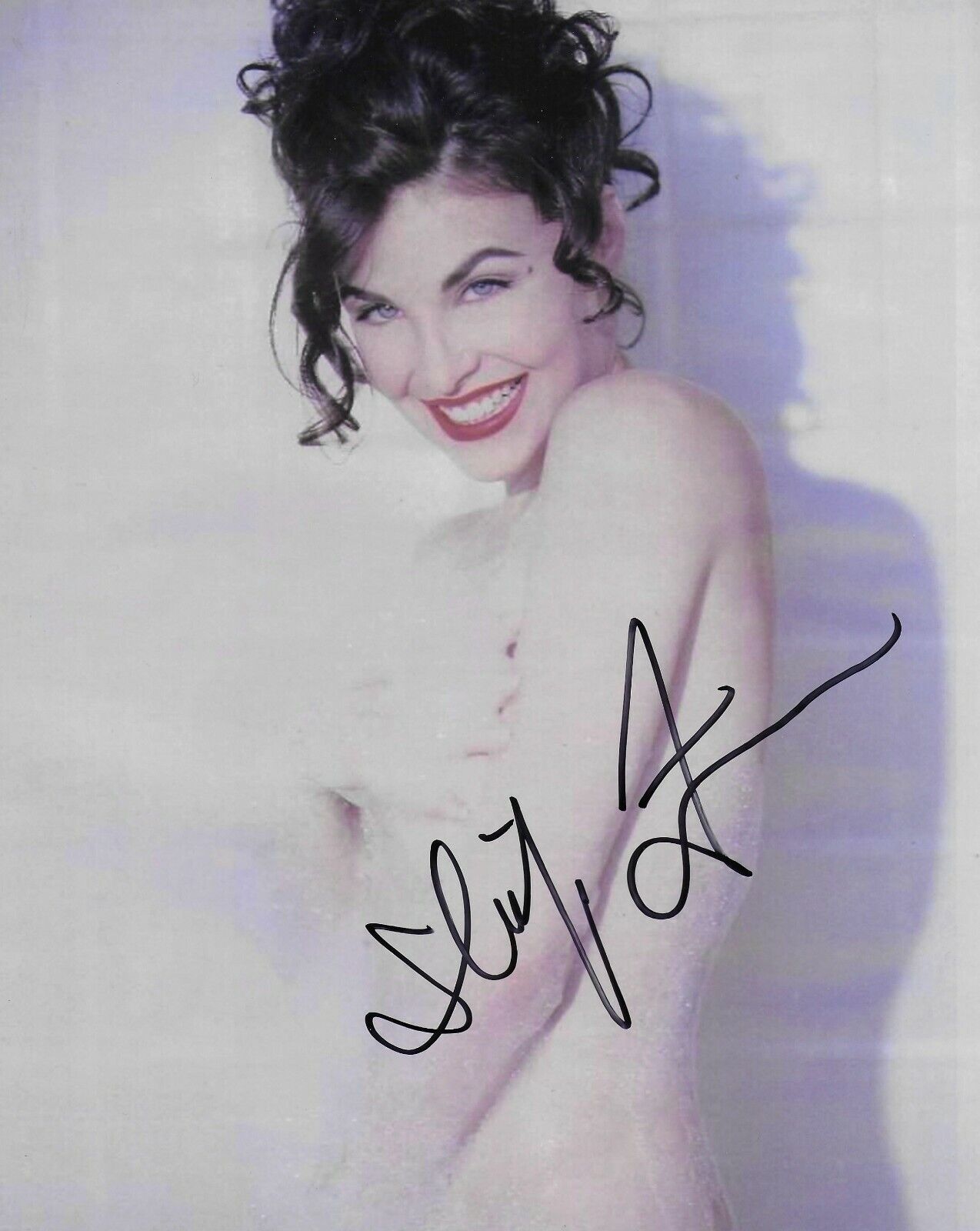 Sherilyn Fenn (Twin Peaks) Original 8X10 Photo Poster painting #4 signed @HollywoodShow