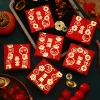 6PCS Creative CNY Red Packet Envelope