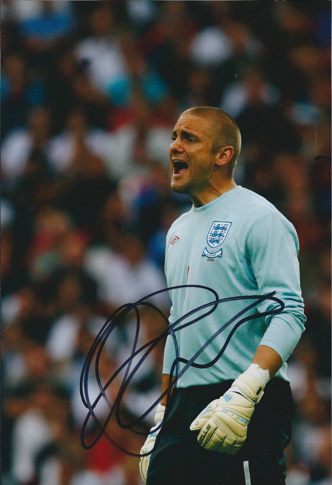 Robert Rob GREEN SIGNED Autograph Photo Poster painting AFTAL COA QPR England Goalkeeper Genuine