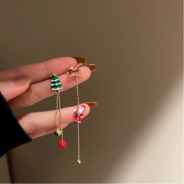 Unique Christmas Tree Earrings