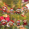 8Pcs DIY Diamond Special Shape Double Sided Hanging Christmas Theme、[Everydayedeals]