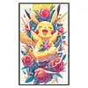 Rose Pikachu-11CT Stamped Cross Stitch 40*65cm/15.75*25.59in(Big Size)