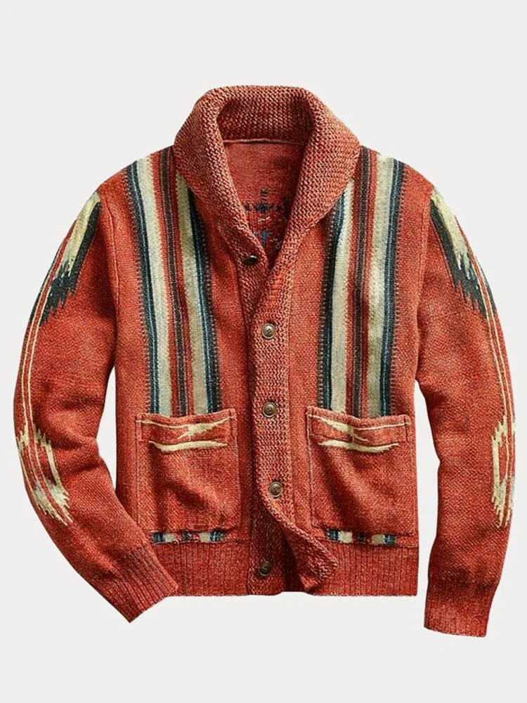 Vintage Graphic Sweater Coat QueenFunky