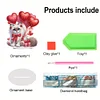 DIY Cat Love Balloon Acrylic Special Shape Diamond Painting Desktop Ornaments