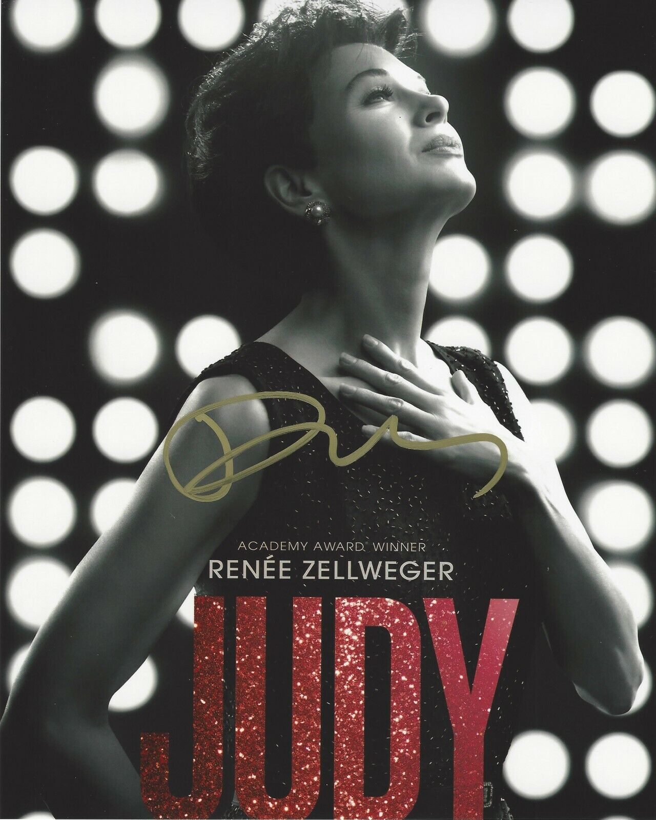 DIRECTOR RUPERT GOOLD SIGNED 'JUDY' MOVIE 8x10 Photo Poster painting w/COA GARLAND TRUE STORY