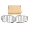 1Pair Front Hood Grill 51137113733 51137113734 for BMW X5 E53 04-06 Racing Grill