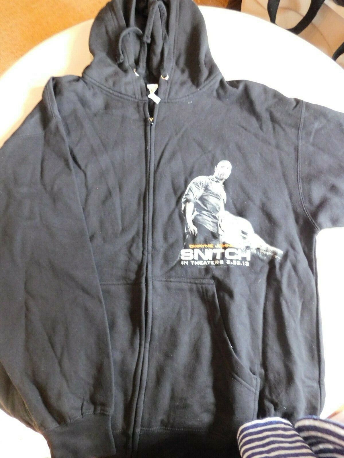 Dwayne Johnson Snitch promo movie 2013 sweatshirt xl T3