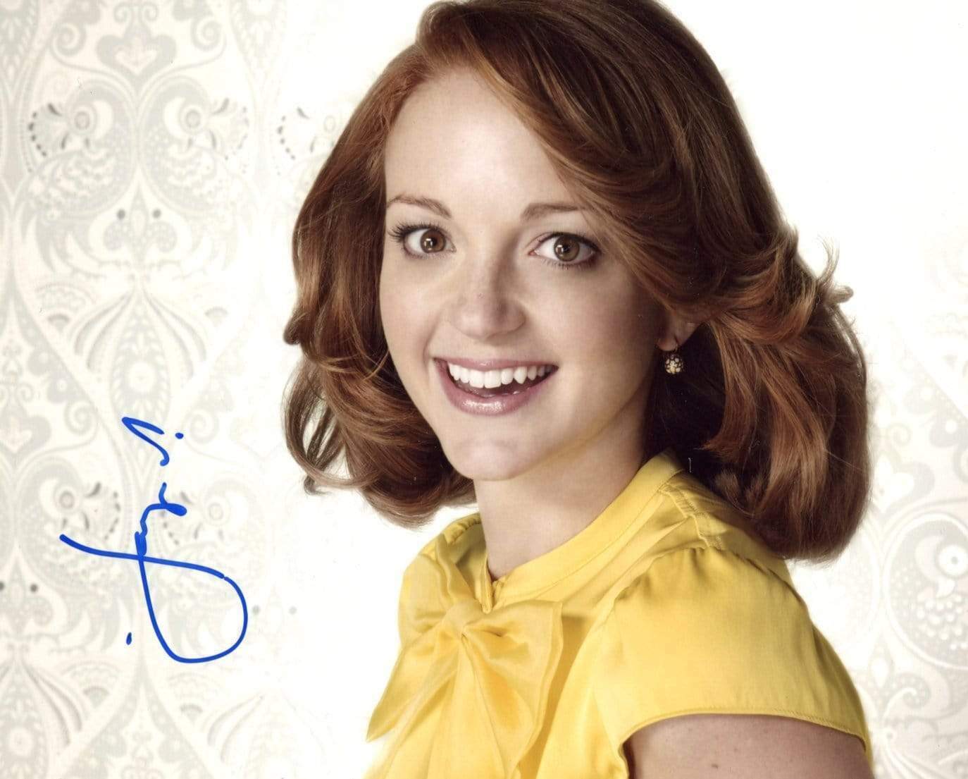 Jayma Mays ACTRESS SINGER-SONGWRITER autograph, signed Photo Poster painting