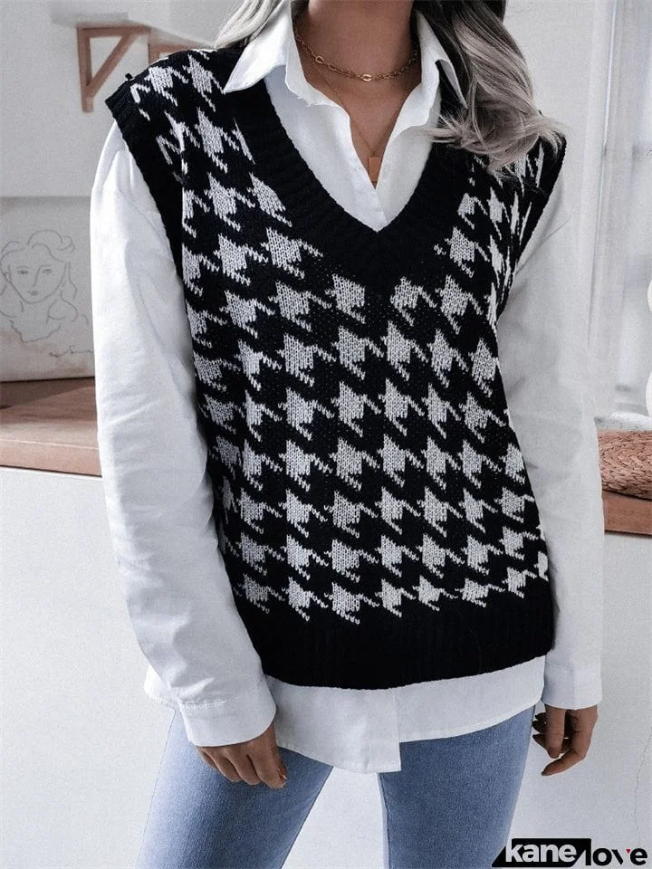 Women's Pullover Sleeveless Sweater Vest Top