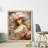 Victorian Woman-11CT Stamped Cross Stitch 40*50cm/15.75*19.69in