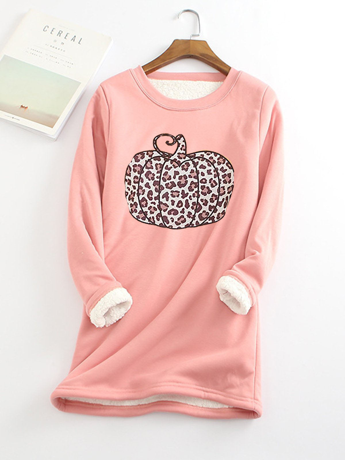 Women Long Sleeve V-neck Graphic Floral Printed Top