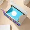 (24cm)Diamond Art Tissue Box Cover DIY PU Desktop Organizer Large(Flower)