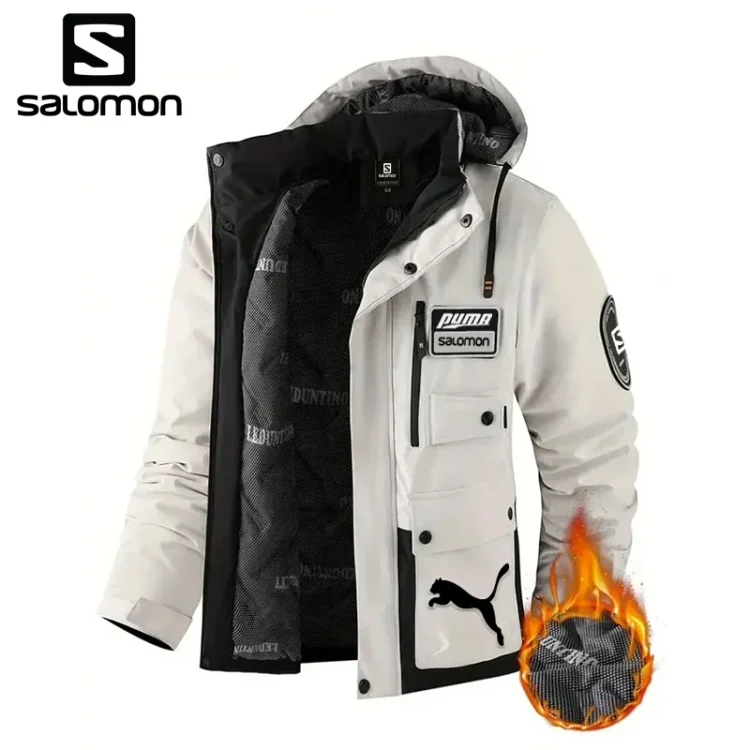 Nowa wiatroszczelna i wodoodporna kurtka męska marki Salomon i Puma na rok 2025