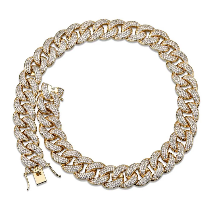 20MM Maimi Cuban Link Chain Men Necklace-VESSFUL