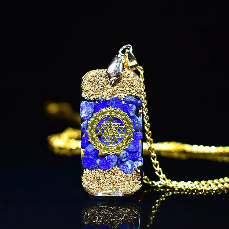 Raise Consciousness - Lapis Lazuli Orgone Energy Necklace