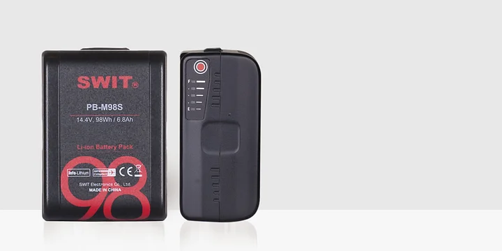 SWIT社製 PB-M98S 98Wh ポケット Vマウント電源 PB-M98S 98Wh Pocket V-mount Battery Pack