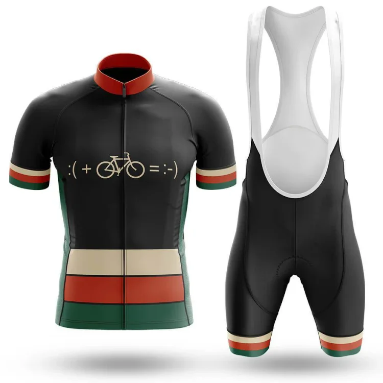 Bike And Smile Men's Short Sleeve Cycling Kit