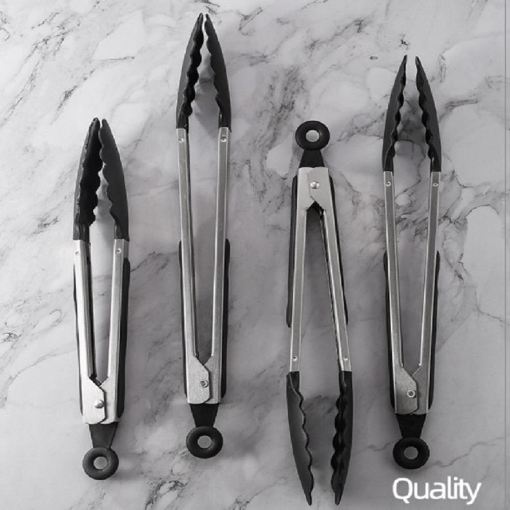 

Stainless Steel Non-Slip Heat-Resistant BBQ Food Clips, 501 Original