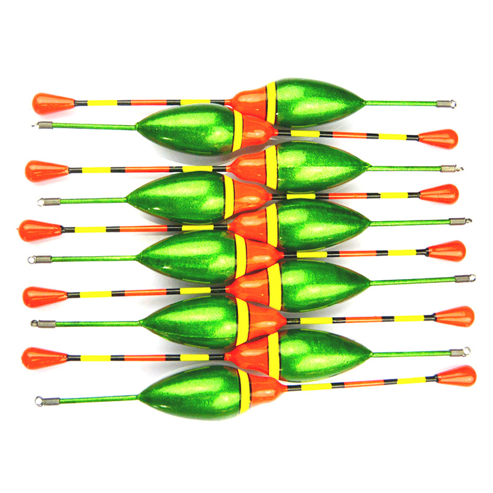

10pcs 3g Fishing Floats Set Buoy Fluctuate Drift Bobber for Carp Fishing, Green, 501 Original
