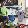 Soothe and Snuggle Otter with Music Lights Portable Plush Baby Toy for Infants