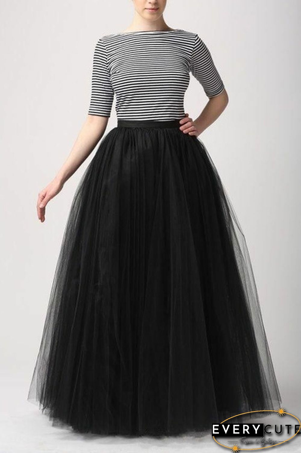 Plus Size Hot Pink 5 Layers Tulle Skirt Summer Maxi Skirts Tutu Pleated Skirtnew