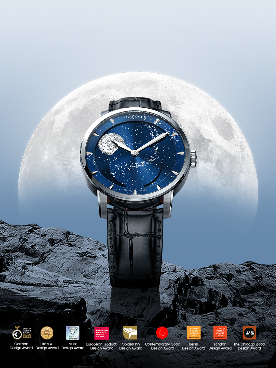 Agelocer Astronomer Male Series Automatic Mechanical Watches