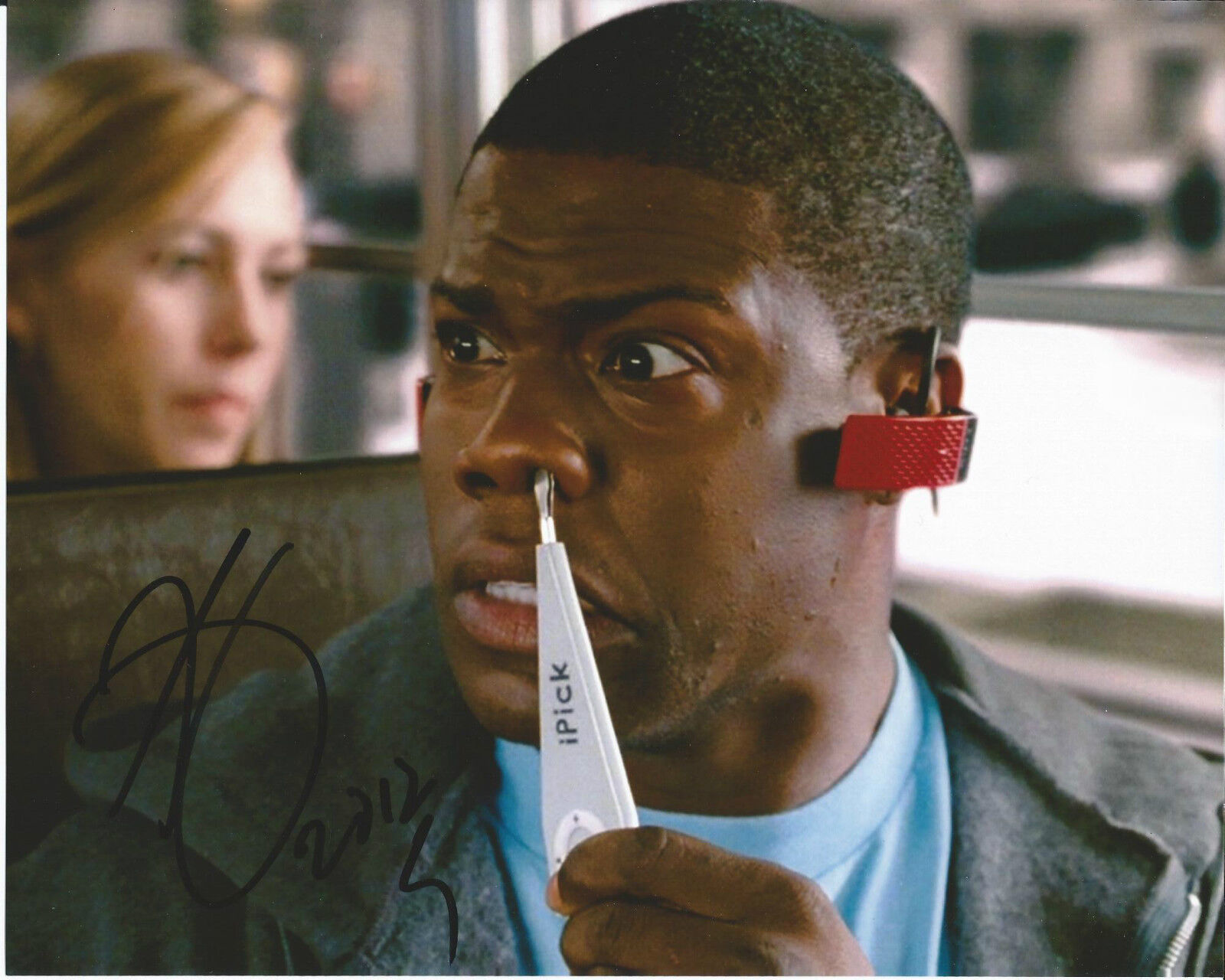 COMEDIAN KEVIN HART HAND SIGNED AUTHENTIC SCARY MOVIE 8X10 Photo Poster painting w/COA PROOF