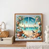 (40*40cm)Sea View - Full Round Drill Diamond Painting