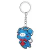 Pig Beaded Counted Cross Stitch Ornament Kit Cross Stitch Bead Keychain (C)